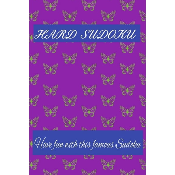 Hard Sudoku: Have fun with this famous HARD SUDOKU, (Paperback)