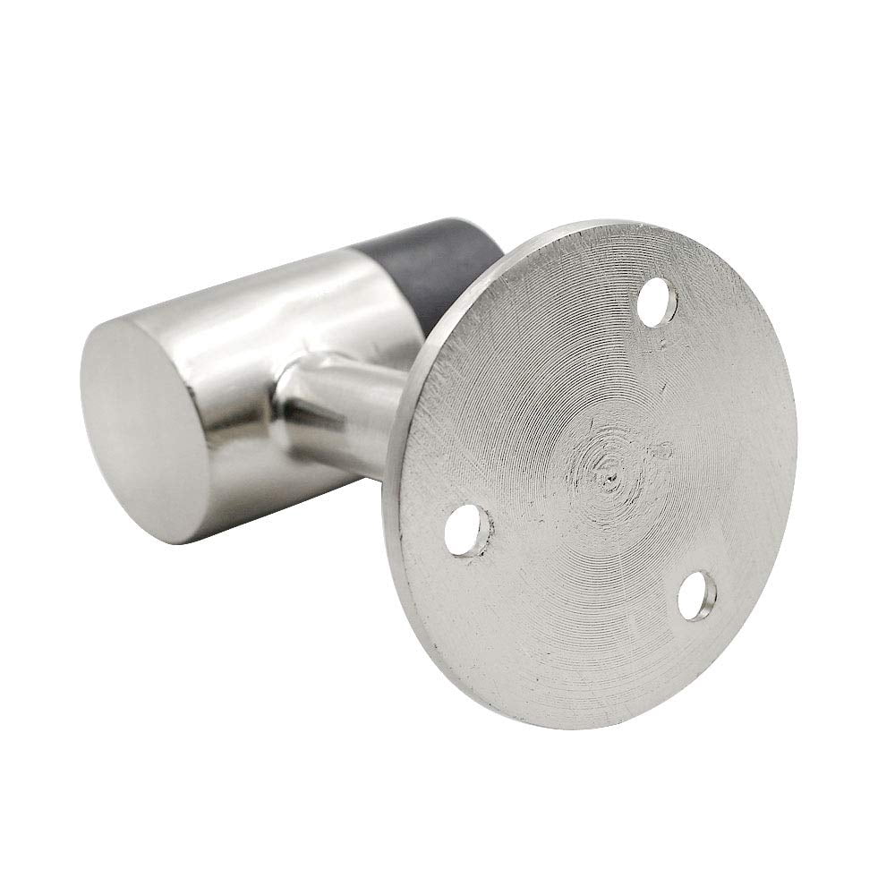 3 Inch Heavy Duty Floor Door Stopper Stainless Steel Brushed Nickel Pack of 1