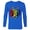 Navy, variant on Marvel Avengers Christmas Family Trip Merry & Bright Sister - Long Sleeve T-Shirt for Men - Customized-White