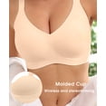 thumbnail image 5 of MINTREUS Bras for Women Supportive Wireless Push Up Bras Comfort No Underwire Full Coverage Seamless, 5 of 9