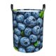 thumbnail image 1 of Balery Fresh Blueberries Cesta de ropa redonda con asas, impermeable, independiente, para ropa, juguetes, dormitorio y familia-Small, 1 of 6