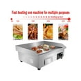 thumbnail image 3 of INTSUPERMAI Countertop Teppanyaki Grill Full Plate Electric Griddle Stainless Steel, 3 of 7