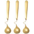 thumbnail image 1 of 3Pcs Kitchen Honey Spoons Decorative Dessert Spoons Curved Handle Spoons Home Hotel Spoons, 1 of 8