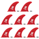 thumbnail image 1 of Paddle Board FIN Center para La Tabla Surf () Rojo, 1 of 4