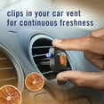 thumbnail image 5 of Febreze AUTO Car Air Freshener, Odor-Fighting Car Vent Clip, Bourbon & Orange, 2 Count, 5 of 11