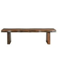 thumbnail image 2 of Pemberly Row 68" Live Edge Solid Wood Dining Bench in Dark Brown, 2 of 8