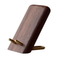 thumbnail image 1 of Soporte para teléfono de escritorio, soporte para teléfono móvil, regalo de cumpleaños creativo de madera, soporte de exhibición estable para teléfono Marrón, 1 of 8