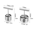 thumbnail image 4 of Inteprter Extractor de núcleo de fruta de de acero inoxidable, separador de deshuesador de verduras, herramientas de cocina para el hogar, Cocina y Comedor L, 4 of 6