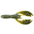 thumbnail image 2 of NetBait Baby Paca Craw Green Pumpkin, 9pc Crawfish Freshwater Fishing Soft Baits, 2 of 5