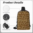 thumbnail image 3 of Sigee Snake Skin for Dual Pocket Sling Backpack Hiking Daypack Multipurpose Cross Body Chest Bag, 3 of 8
