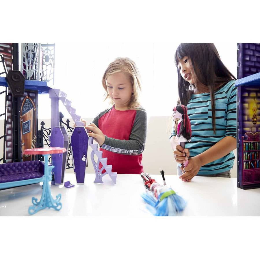 monster high deadluxe high school playset