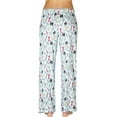 thumbnail image 2 of Intimo Womens Allover Graphic Logo Pajama Pants, 2 of 4