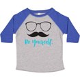 thumbnail image 3 of Inktastic Be Yourself, Glasses, Mustache, Moustache Boys or Girls Toddler T-Shirt, 3 of 5
