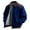 E8-Dark Blue, variant on Men's Bomber Jacket Zip Up Long Sleeve Jacket with Pockets Windbreaker Lapel Collar Shirt Shackets Texture Lightweight Casual Stylish Thermal Spring Sweat Shirts,Dark Green 2XL