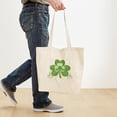 thumbnail image 4 of CafePress - Swirly Shamrock Tote Bag - Unisex Canvas Tote Bag, Beige, 1-Piece, 4 of 7