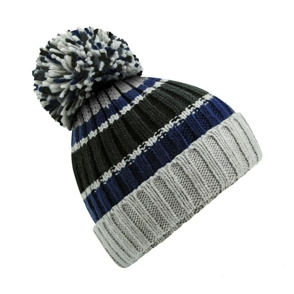 Beechfield Hygge Striped Beanie