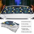 thumbnail image 4 of Kdxio Space and Animals Print Front Windshield Sun Shade,Folding Auto Sunshade for Car Truck SUV-Small, 4 of 7