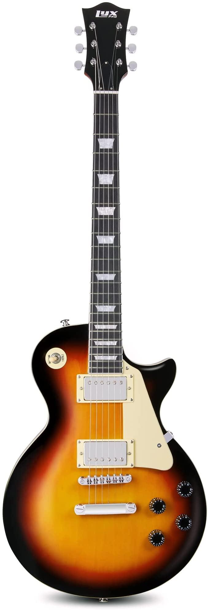 LyxPro 39” SB Series Les PaulStyle Electric Guitar for Beginners