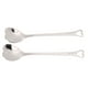 thumbnail image 4 of Cucharas para pastel, 2 cucharas de postre, cucharas de helado de acero inoxidable, cucharas para sandía, rendimiento potente, 4 of 14