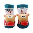 thumbnail image 2 of Newborn Baby Girl Boy Cotton Socks Infant Cartoon Christmas Socks Anti-slip Middle Tube Floor Socks 0-1Y, 2 of 7