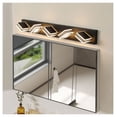 thumbnail image 4 of 34" LED Vanity Light - Black 5-Light Bathroom Wall Sconce, Dimmable Modern Wall Fixture, Iron & Acrylic, Mirror Lighting for Dressing Room, 4 of 6