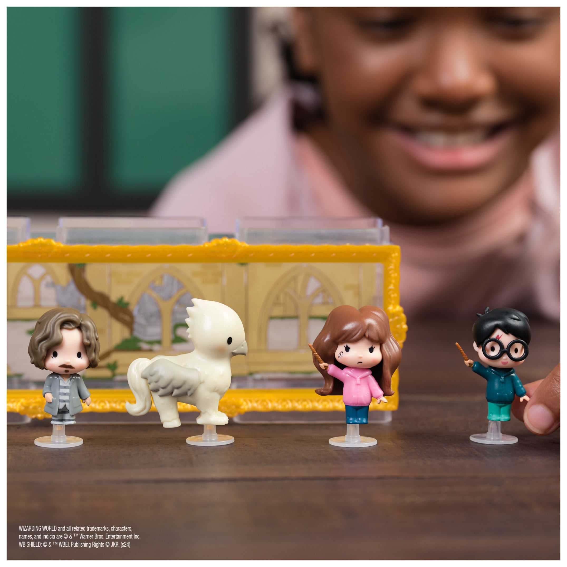 Wizarding World Harry Potter, Micro Magical Moments Prisoner of Azkaban Rescue Set with 4 Mini Figures & Display Case, Kids Toys for Ages 6 and up
