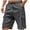 Dark Gray, variant on Mens Plus Size Cargo Shorts Lightweight Elastic Waist Quick Dry Shorts with Pockets for Big and Tall for Outdoor Hiking Beach Gym Shorts