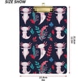 thumbnail image 2 of FMSHPON PinkBlue Cute Axolotl Clipboard Hardboard Wood Nursing Clip Board and Pull for Standard A4 Letter 13x9 inches, 2 of 5