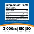 thumbnail image 5 of Nutricost MCT Oil Softgels Supplement 3000mg Per Serving, 50 Servings, 150 Softgels, 5 of 5