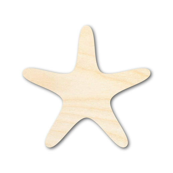 Bigger Better | Unfinished Wood Starfish Shape | DIY Craft Cutout | 36" / 1/4"