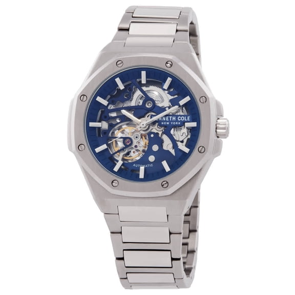 Kenneth Cole New York Automatic Skeleton Octagonal Men's Watch KCWGY0058901