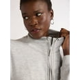 thumbnail image 4 of Scoop Women’s Ultimate Scubaknit Funnel Neck Zip Sweatshirt, Sizes XS-XXL, 4 of 5