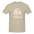thumbnail image 3 of Camiseta de manga corta 100 % algodón para hombre con el lema "Mothman Stole My Hotdog", 3 of 5