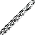 thumbnail image 5 of 8mm Mens Braided Bali Handmade Chain 925 Sterling Silver Bracelet, 7-9", 5 of 5