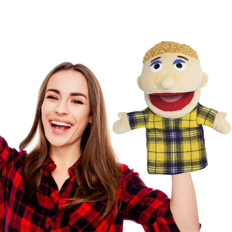 Jeffy Plush, 17 Inches Hand Puppet Soft Plush, Fun Jeffy's Puppet Series,  Jeffy's Mom/Dad/Penelope Puppet with Working Spout, Cute Hand Puppets for  Kids for Birthday Party Favor Christmas : : Toys 