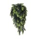thumbnail image 4 of Planta colgante artificial, forma de lágrima, decoración navideña, corona de invierno para fiesta temática, jardín, fiesta de inauguración de la casa. Doble verde, 4 of 8