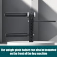 thumbnail image 6 of Adjustable Leg Workout Attachment for Squat Rack: Extension & Curl Machine - Leg Muscles Training Equipment, 6 of 9