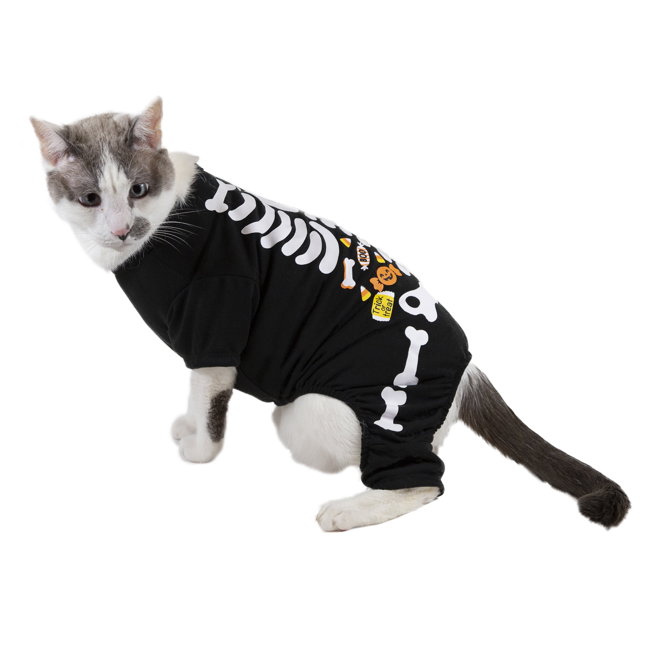 Vibrant Life Halloween Skeleton Full Of Candy Pajama, for Dogs or Cats, Size XXS