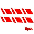 thumbnail image 6 of 6x For 16"-21" Reflective Car Wheel Rim Vinyl Decal Sticker Car Accessories Red, 6 of 6