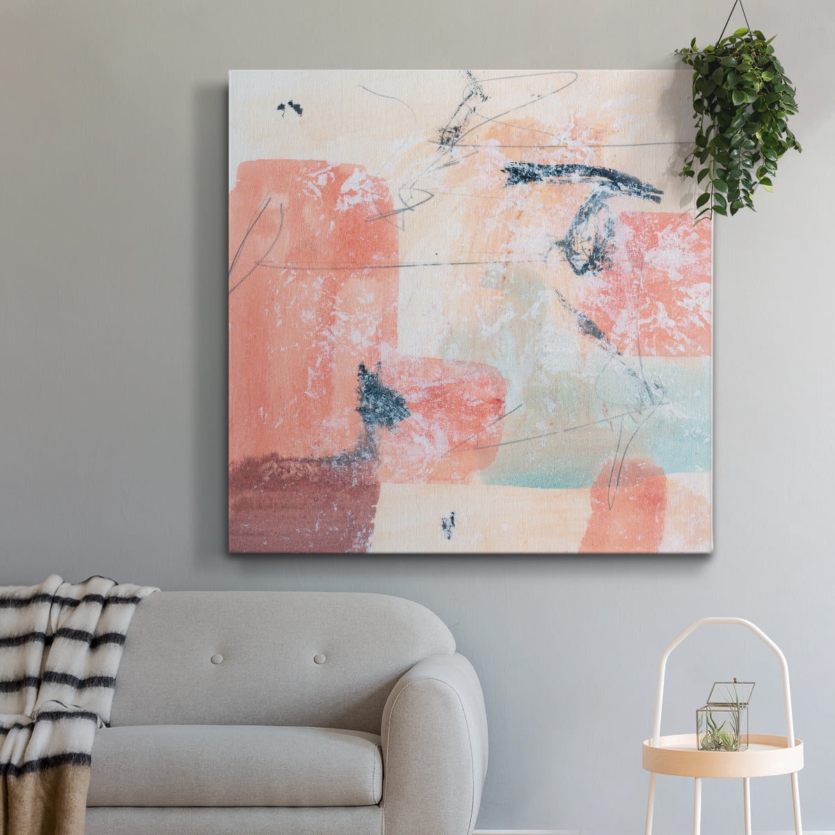 Wexford Home Warm Underneath III-Premium Gallery Wrapped Canvas, 10" x 10" - Ready to Hang