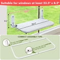 thumbnail image 4 of Reposera para Ventana de Gato Zoratoo sin Cables y Plegable con Estructura Metálica, 4 of 6