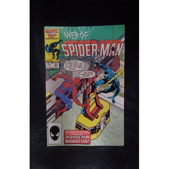 Pre-Owned Web of Spider-Man #21 1986 Marvel Comics Comic Book