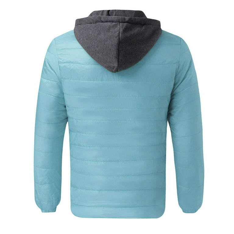 HSMQHJWE Waterproof Hoodie Penguin Coat Men Autumn Light Packable Zipper Warm Winter Men S Jacket Coat Down Men S Coats Jackets Mens Western Jacket