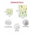 thumbnail image 7 of Sage Green Leaves Kitchen Dish Towels for Drying Dishes Set of 2, Summer Botanical Farmhouse Leaf Waffle Weave Microfiber Hand Tea Bathroom Towels Quick Dry & Absorbent Towel 12x12, 7 of 7