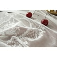 thumbnail image 6 of Round White Lace Tablecloth Vintage Table Cloth for Kitchen Home Table Decoration, 6 of 6