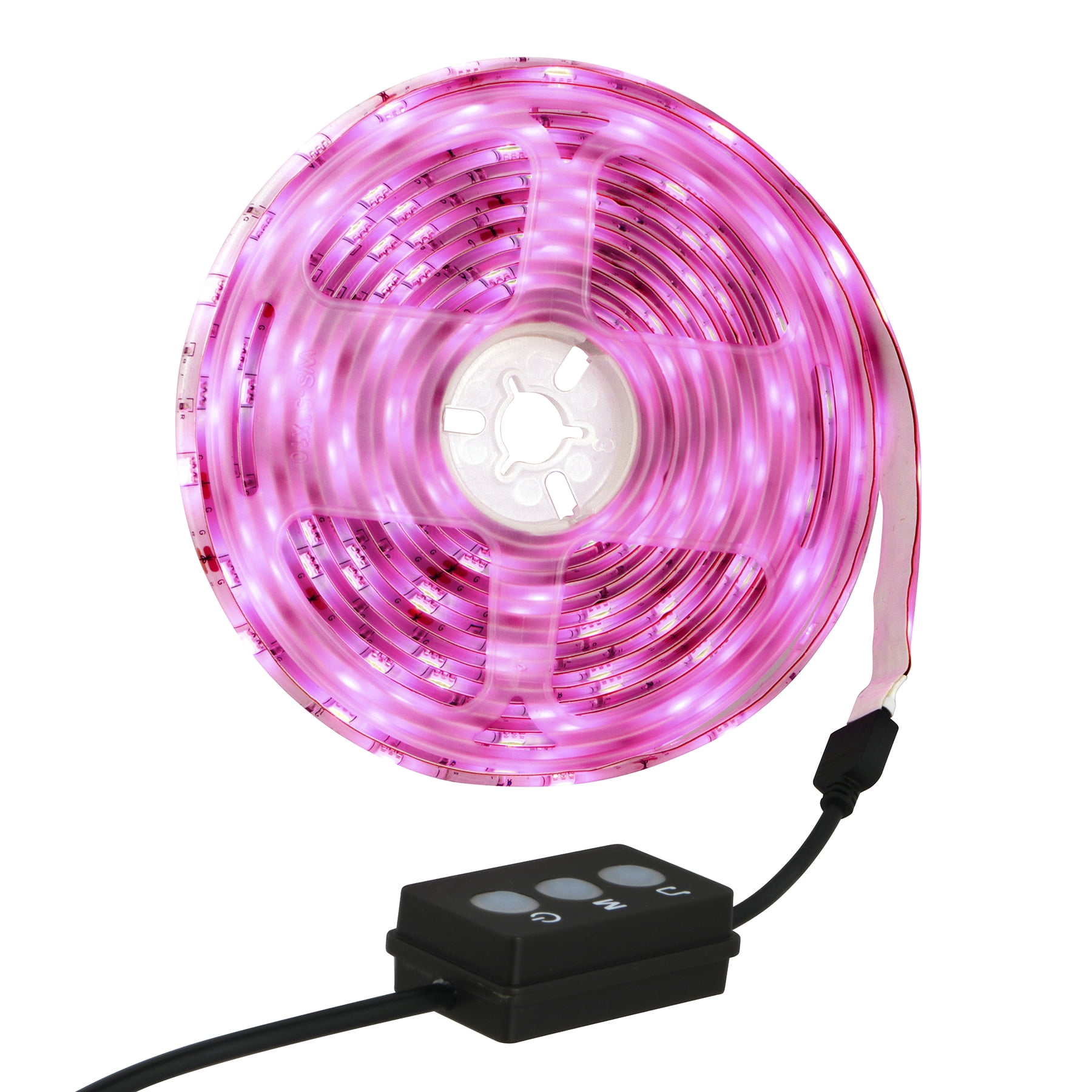 Ashland Sound Reactive LED Light Strip - Color Changing Neon Ambience with Remote - Multi-Color - 16.4 ft. - 1-Pack
