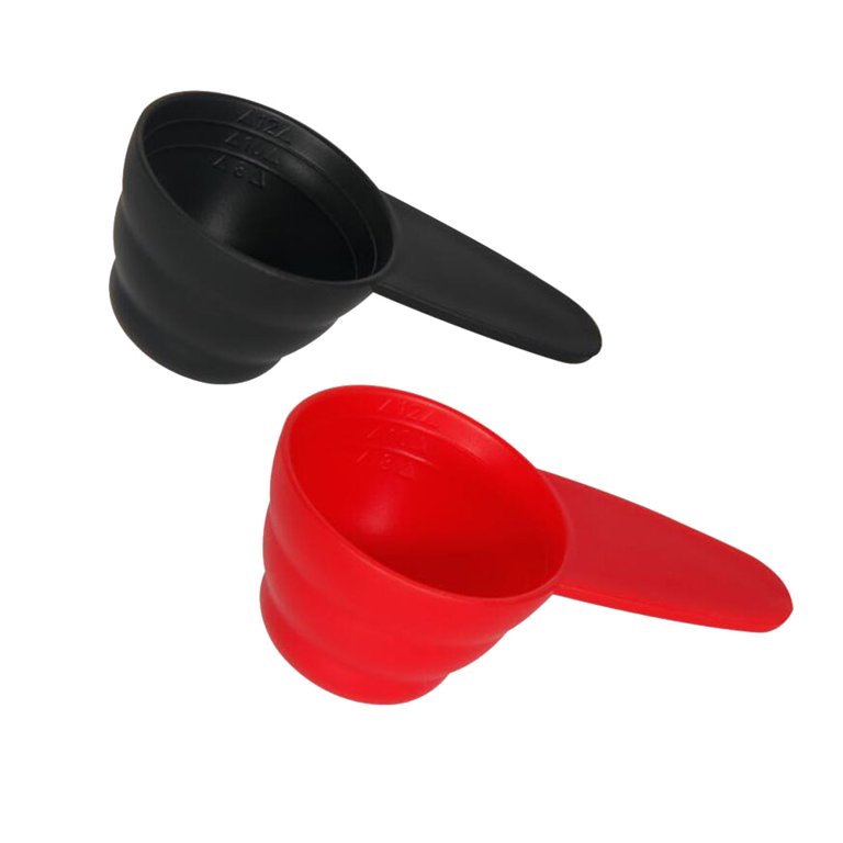 Black Plastic Measuring Cups, Measuring Spoons, Milk Powder Spoon