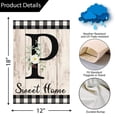 thumbnail image 2 of VOCHIC Monogram Letter P Initial Garden Flag 12x18 Welcome Initial Family Last Name Personalized Sweet Home Flag Outdoor Decoration (ONLY FLAG), 2 of 6
