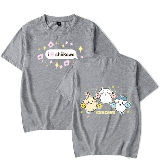 Chiikawa T-Shirt Merch Summer For Men/Women Unisex Cosplay Short Sleeve Tshirt Tee Trend Streetwear