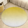 thumbnail image 6 of Aesthetic Lemon Yellow And White Gradient Round Carpet Circle Rug Outdoor Patio Area Rug Washable Large Area Rugs Hallway Room Decor Fitness Mats, 6 of 8